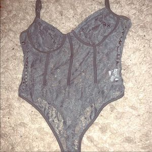 Grey bodysuit